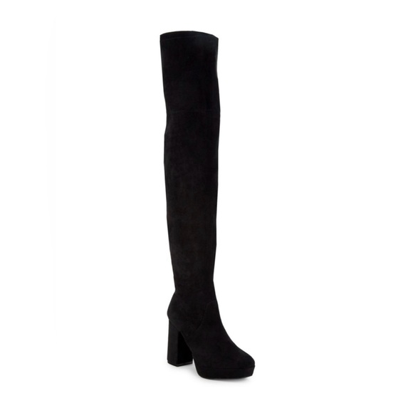 MIA Charity Over-The-Knee Black Boots, Size 9 - Picture 1 of 9